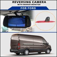 Ford Transit Brake Light 2014-2022 Reversing Camera With Mirror Monitor
