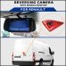 Renault Master 2010+ Brake Light Reversing Camera With Mirror Monitor