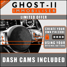 Autowatch Ghost 2 Immobiliser TASSA Registered & Dash Cams Front and Rear