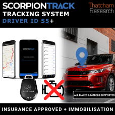 ScorpionTrack Driver ID S5+ Insurance Approved Tracker With ADR Driver Tag Immobilisation Fully Fitted