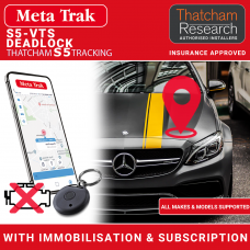 Meta Trak S5-VTS CAT5 Deadlock Insurance Approved Tracker including subscription, ID Tags, Immobilisation and Remote Immobilisation Fully Fitted