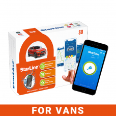 StarLine S96 Van Alarm with Door, Boot, Bonnet Protection, Tilt, Shock, Motion, Rear Cabin Protection, Immobiliser, Phone Alerts & Smartphone ID Tag  Fully Fitted