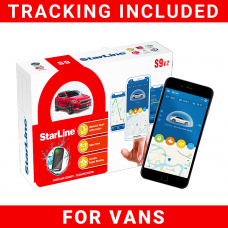 StarLine S96 V2 Pro Van Alarm with Door, Boot, Bonnet Protection, Tilt, Shock, Motion, Rear Cabin Protection, Immobiliser, Remote Immobilisation, Tracking, Phone Alerts & Smartphone App  Fully Fitted