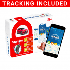 StarLine S96 V2 Pro Car Alarm with Door, Boot, Bonnet Protection, Tilt, Shock, Motion Sensors, Immobiliser, Remote Immobilisation, Tracking, Phone Alerts & Smartphone App Fully Fitted