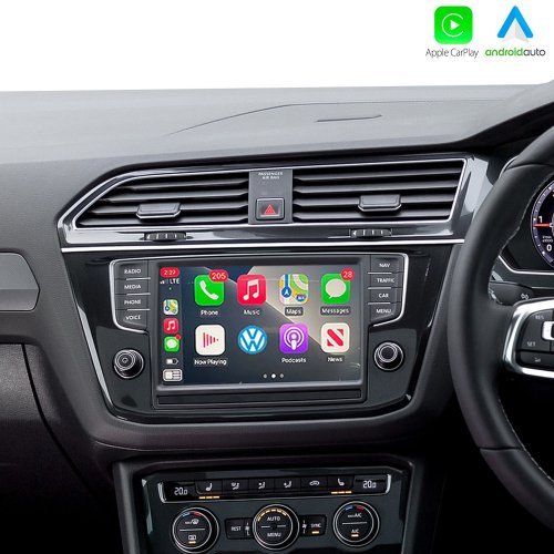 For VW Tiguan 5N DAB+ Car Radio Wireless Apple Carplay Android Car BT USB