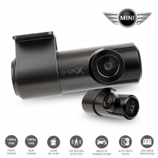 G-ON X 2CH 1080p FHD Dash Camera with 32GB SD Card for Mini