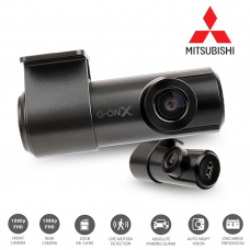 G-ON X 2CH 1080p FHD Dash Camera with 32GB SD Card for Mitsubishi