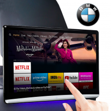 Android HD Rear Headrest Touchscreens 4K Playback For BMW
