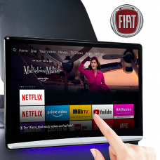 Android HD Rear Headrest Touchscreens 4K Playback For Fiat