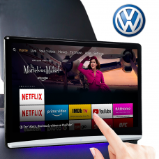 Android HD Rear Headrest Touchscreens 4K Playback For Volkswagen