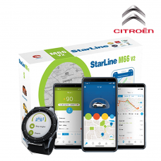 StarLine M66 v2 Immobiliser with Undetectable Tracking, Remote Immobilisation, Call, Text, App Alerts with built in Sensors Designed for Citroen