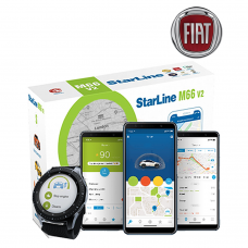 StarLine M66 v2 Immobiliser with Undetectable Tracking, Remote Immobilisation, Call, Text, App Alerts with built in Sensors Designed for Fiat