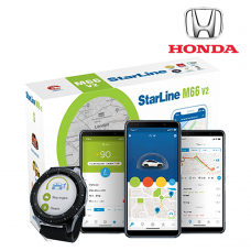 StarLine M66 v2 Immobiliser with Undetectable Tracking, Remote Immobilisation, Call, Text, App Alerts with built in Sensors Designed for Honda