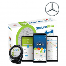 StarLine M66 v2 Immobiliser with Undetectable Tracking, Remote Immobilisation, Call, Text, App Alerts with built in Sensors Designed for Mercedes