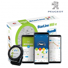 StarLine M66 v2 Immobiliser with Undetectable Tracking, Remote Immobilisation, Call, Text, App Alerts with built in Sensors Designed for Peugeot