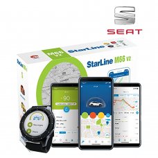 StarLine M66 v2 Immobiliser with Undetectable Tracking, Remote Immobilisation, Call, Text, App Alerts with built in Sensors Designed for Seat