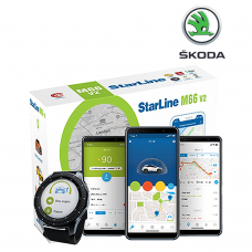 StarLine M66 v2 Immobiliser with Undetectable Tracking, Remote Immobilisation, Call, Text, App Alerts with built in Sensors Designed for Skoda