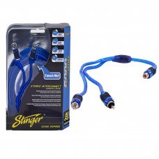 Stinger SI62YM 6000 SERIES Two Male One Female Y-RCA Adaptor