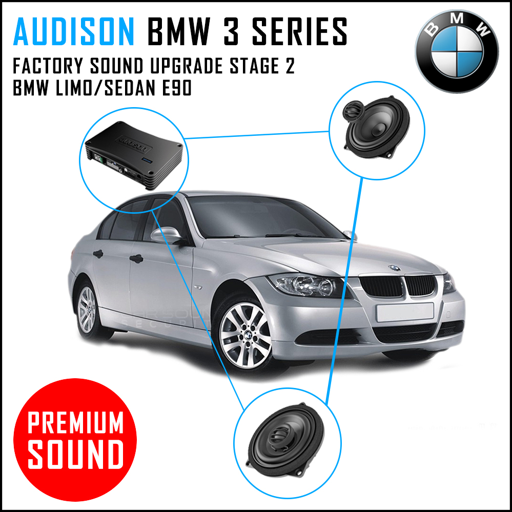 Bmw 3 Series Limo Sedan E90 Audison Prima Sound Upgrade Stage 2