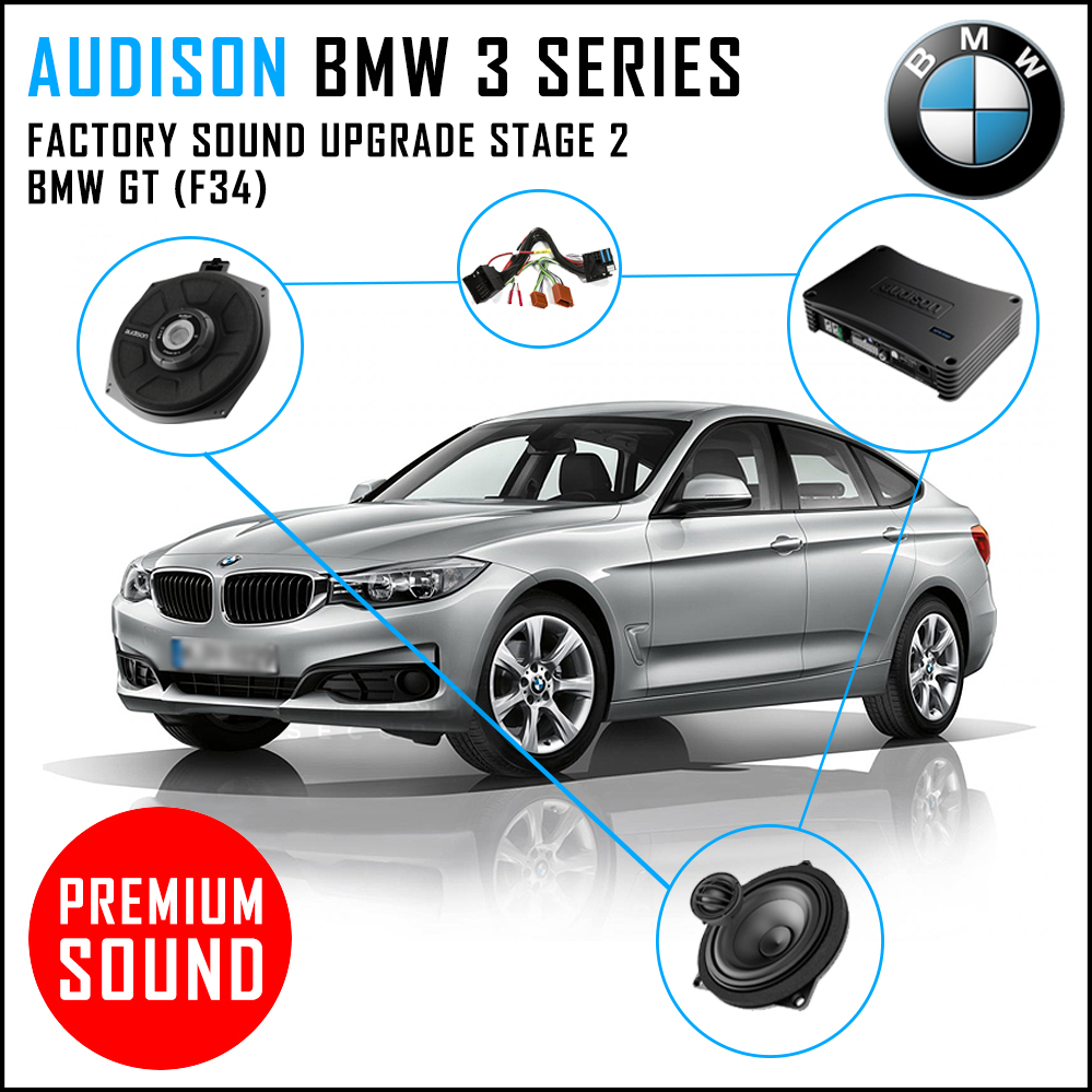 Bmw 3 Series Gt F34 Audison Prima Sound Upgrade Stage 2