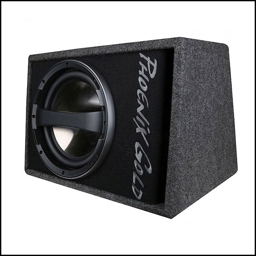 Phoenix Gold Z110abv2 Z Series 10 Active Subwoofer Enclosure Ported