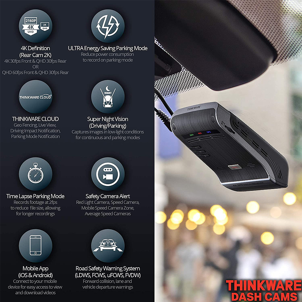 Thinkware U1000 4k 1ch With 32gb Sd Card