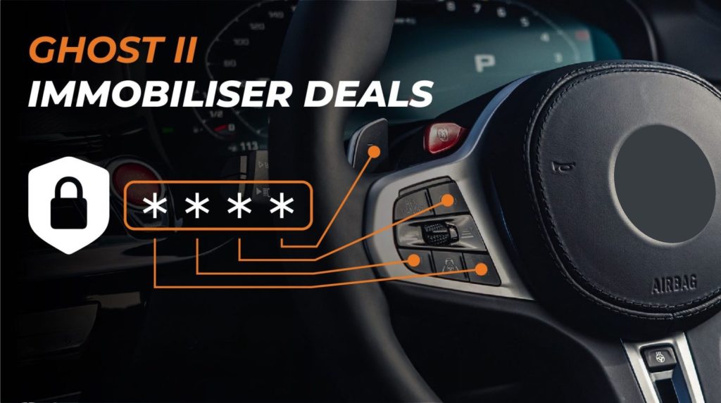 Ghost 2 immobiliser installed in vehicle protecting against keyless car theft