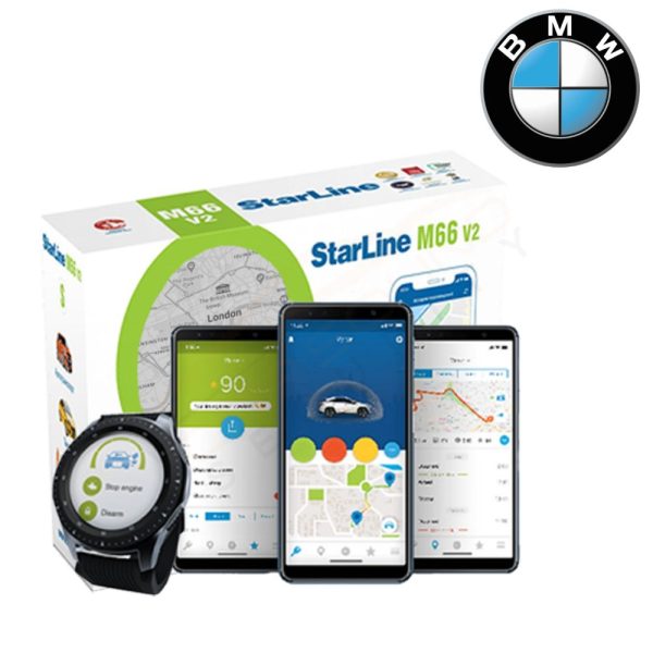 StarLine M66v2 for BMW with Immobiliser, Tracking, Alerts and Remote Immobilisation – Fully Fitted