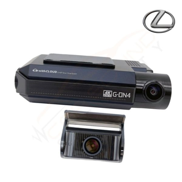 G-ON4 2CH 4K UHD Dash Camera With 64GB SD Card for Lexus