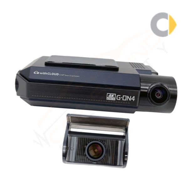 G-ON4 2CH 4K UHD Dash Camera With 64GB SD Card for Smart