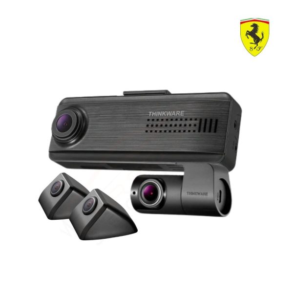 Thinkware F200PRO 4CH 1080p Dash Cameras with Lock Box Including 16GB SD Card for Ferrari