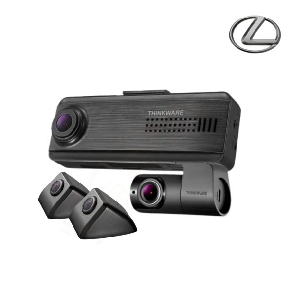 Thinkware F200PRO 4CH 1080p Dash Cameras with Lock Box Including 16GB SD Card for Lexus