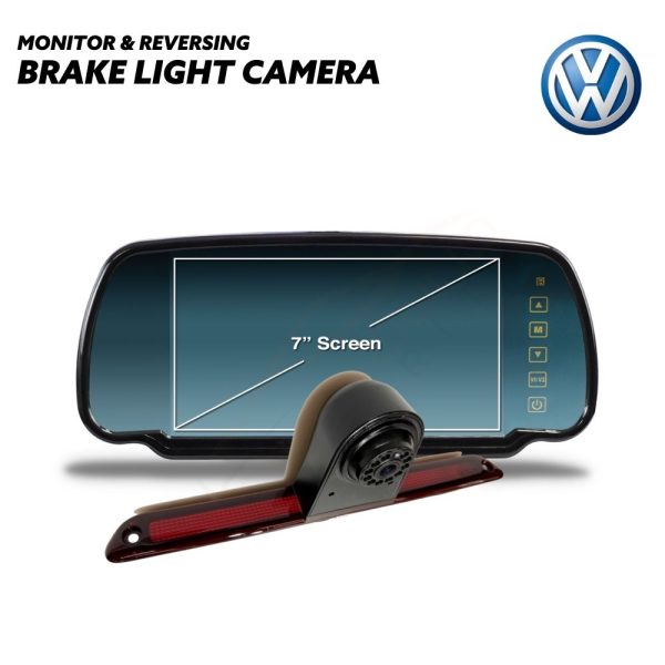 Monitor with Brake Light Reversing Camera for VW Crafter