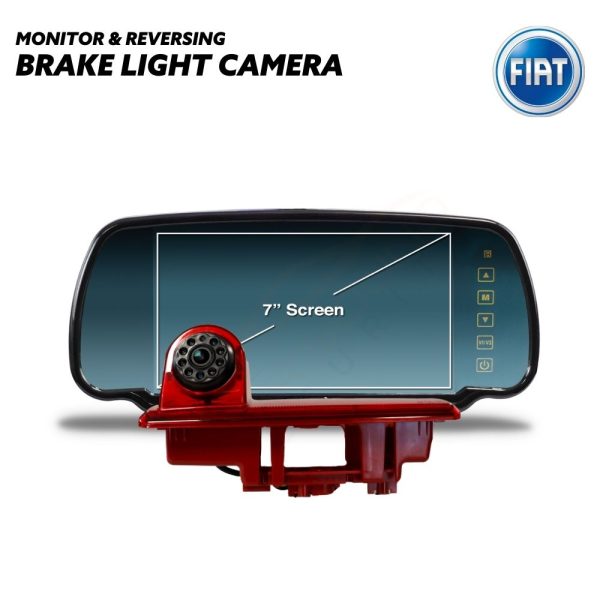 Monitor with Brake Light Reversing Camera for Fiat Talento