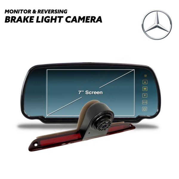 Monitor with Brake Light Reversing Camera for Mercedes Sprinter