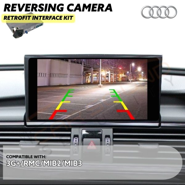 Reversing Camera Retrofit Interface for Audi Q3 2011+ with 3G+/RMC/MIB2/MIB3 Factory Infotainment Stereo Screen