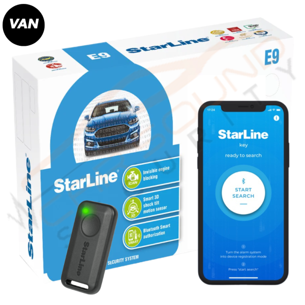 StarLine E9 Customise Series Smart Van Alarm and Immobiliser