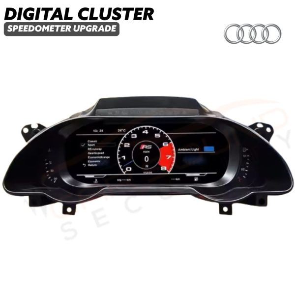 Digital LCD Speedometer Instrument Cluster Replacement Upgrade for Audi A5 2008 - 2016