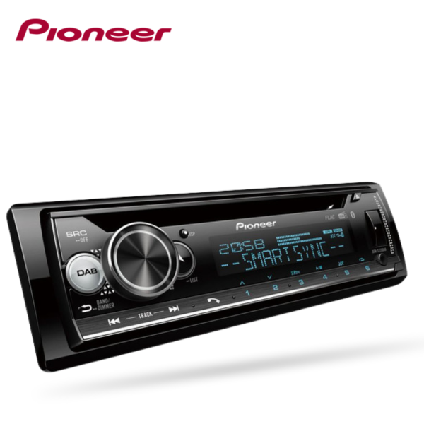 Pioneer DEH S720DAB Single DIN Car Stereo System with Bluetooth and DAB