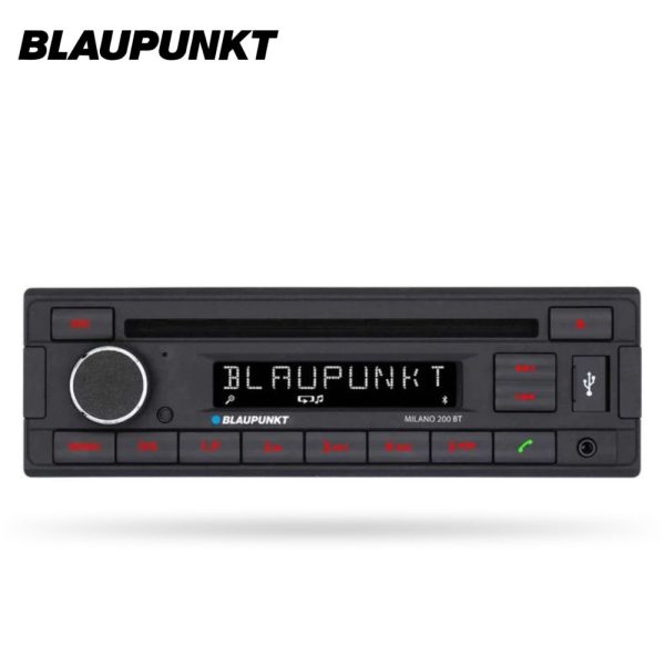 Blaupunkt MILANO 200BT Single DIN Car Stereo System with Bluetooth