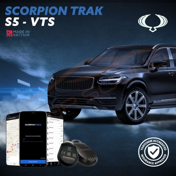 Scorpion S5-VTS insurance approved GPS tracker for SsangYong vehicles