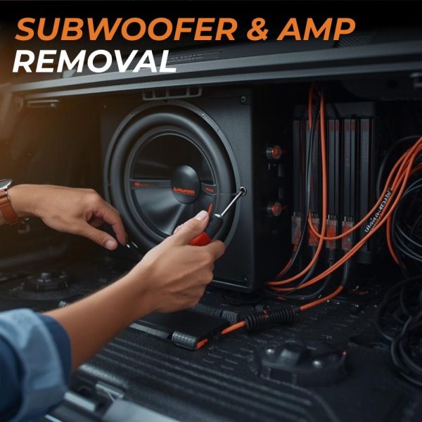Subwoofer & Amplifier Removal Service Only